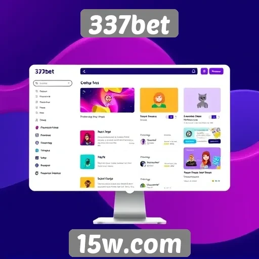 Navegação e interface do usuário no site 337bet
