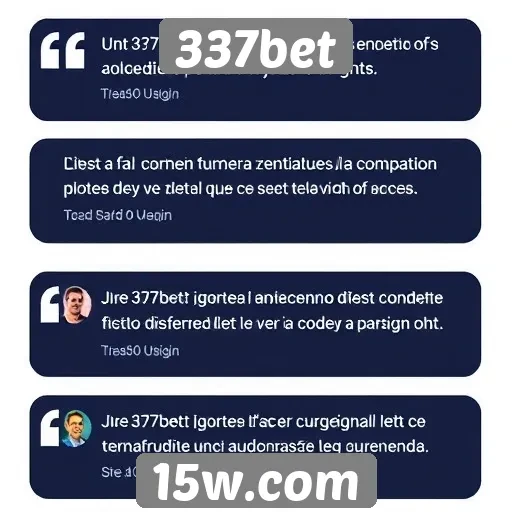 Opiniões de jogadores sobre a experiência no 337bet